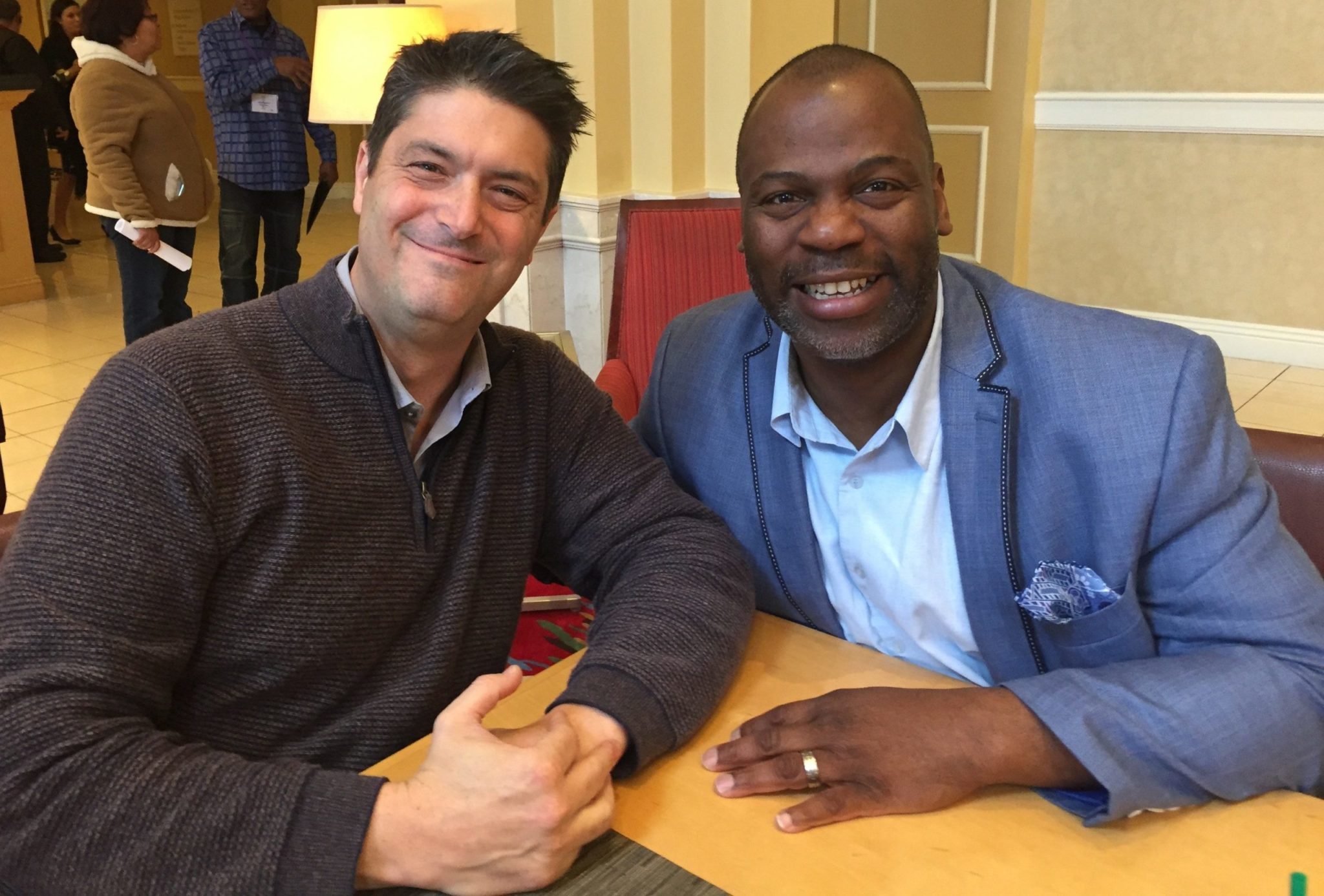 TFP Director of Programs, John Badalament and National Healthy Start President, Kenn Harris at the 2016 New England Fathering Conference