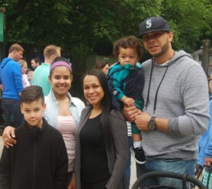 Fathers and families day at the zoo